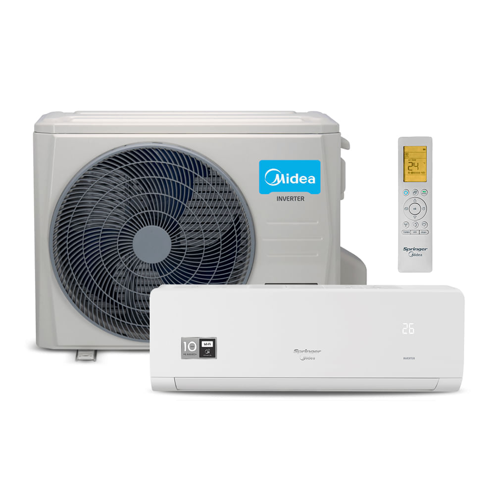 Ar Condicionado Springer Midea Hi Wall 24000 BTUs