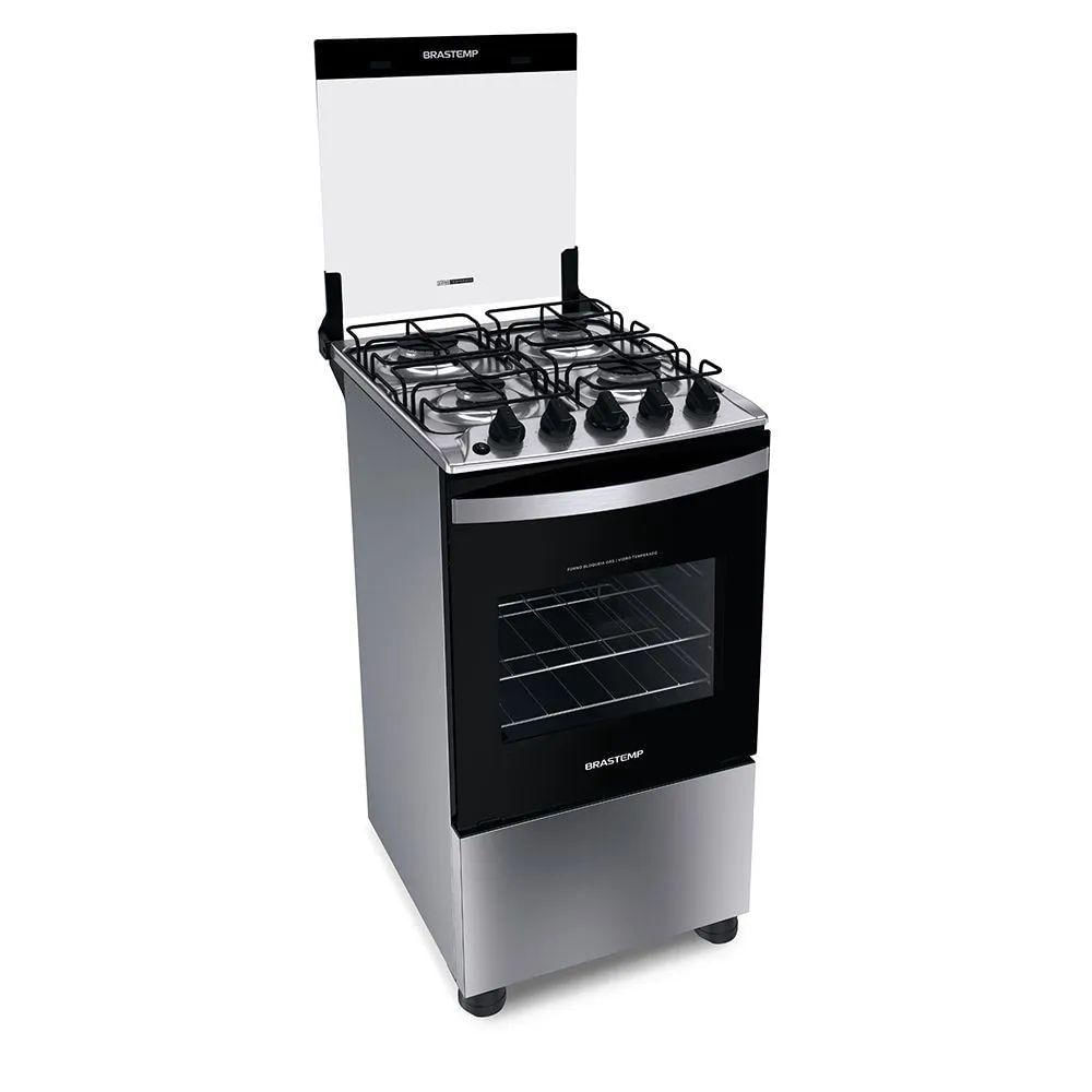 Fogão Brastemp 4 Bocas BFO4NBR Inox