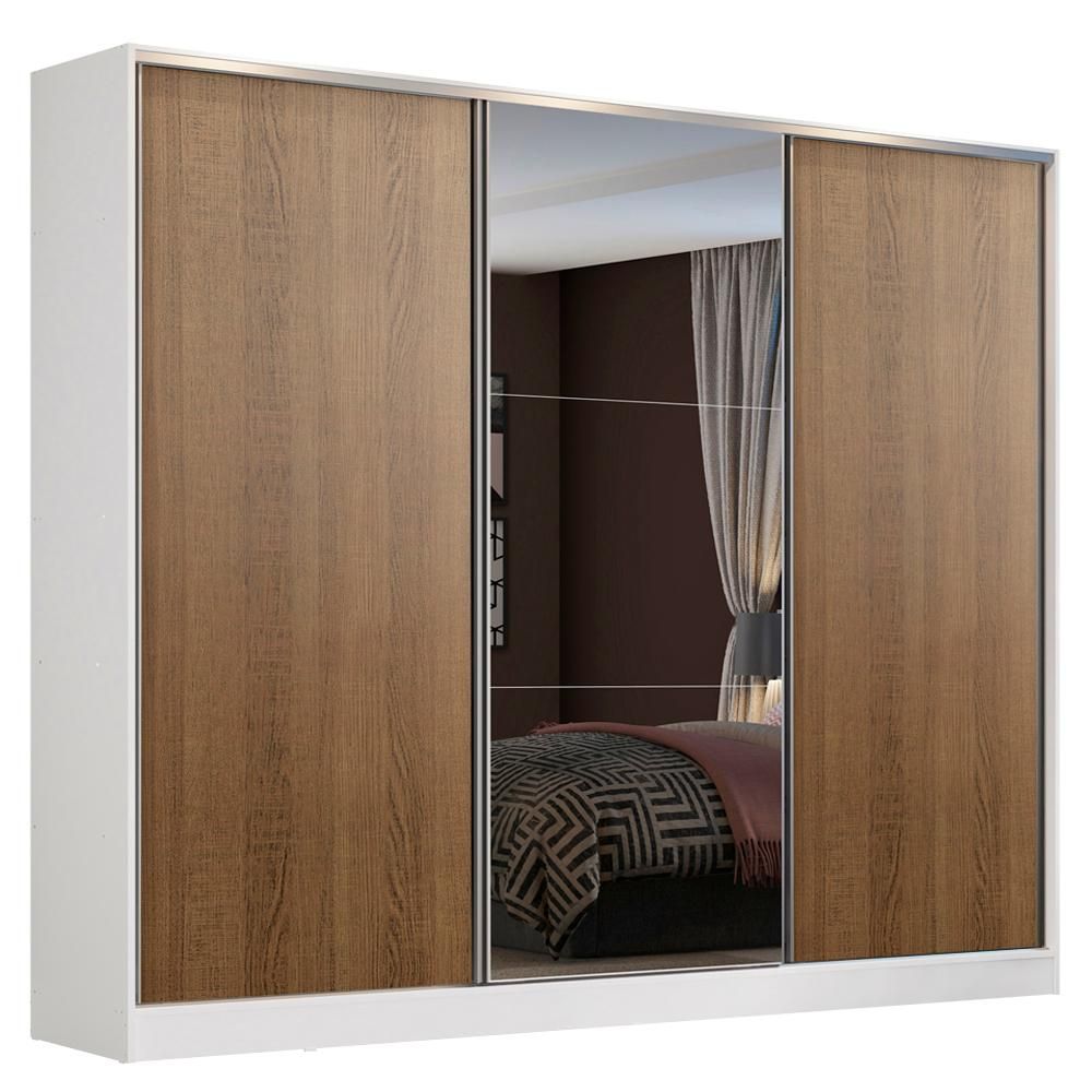 Guarda-Roupa Casal Zurique com Espelho Madesa