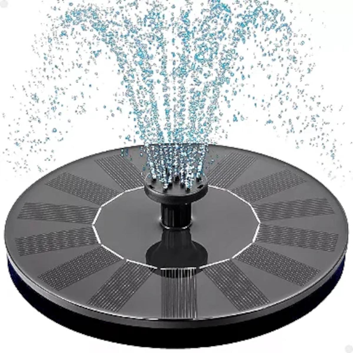 Fonte Solar Flutuante para Jardim e Lago
