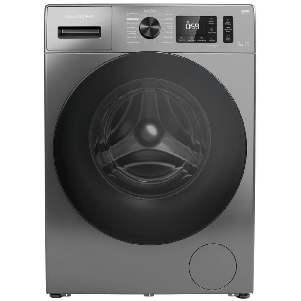 Lava e Seca Brastemp 11/8Kg Xpert Inverter Titânio