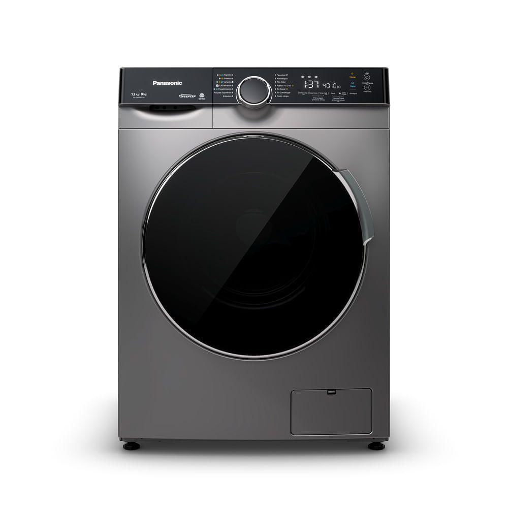 Lava e Seca Panasonic 13/8Kg Inverter Titânio