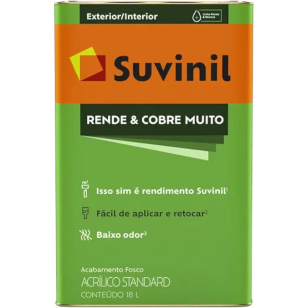 Tinta Suvinil Rende & Cobre Muito Acrílica 18L
